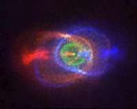 ALMA catches beautiful outcome of stellar fight