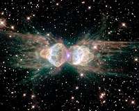 A laser from a space ant