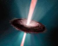 Hubble sees the force awakening in a newborn star