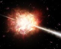 Invading Black Holes Explain Cosmic Flashes