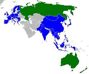 Asia, Europe march ever closer
