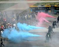 Beijing flaunts security might ahead of Tiananmen anniversary