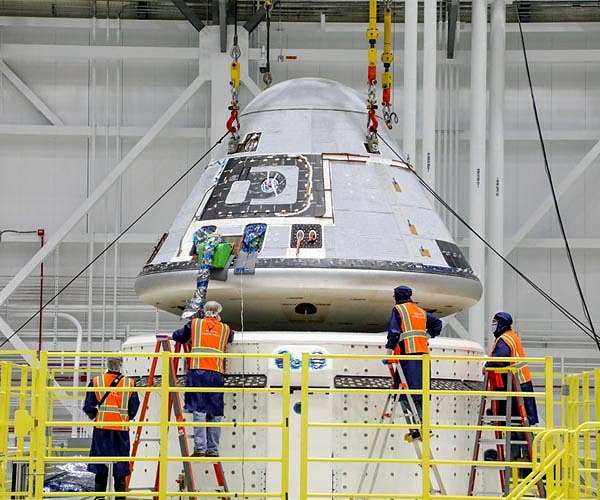 Boeing CST-100 Starliner Crew and Service Modules Mated