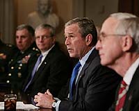 Embattled Bush Pleads For Patience With Iraq
