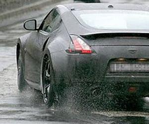 What makes tires grip the road on a rainy day?