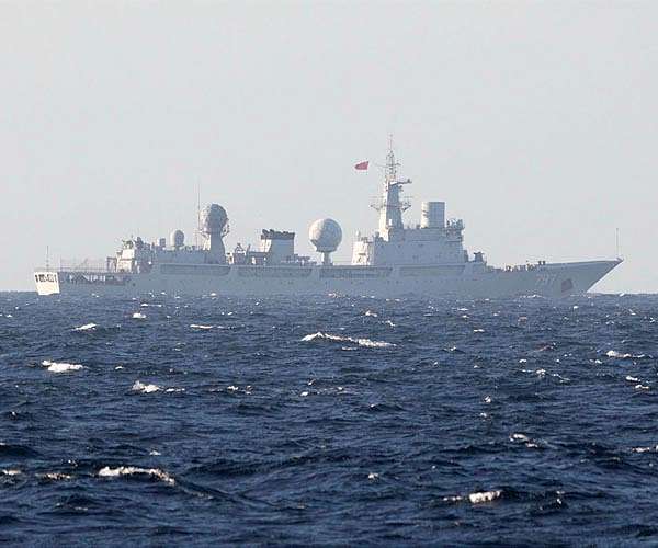 Chinese fighter jets and warships crossed median line, says Taiwan
