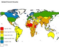 Albania to Zimbabwe: the climate change risk list