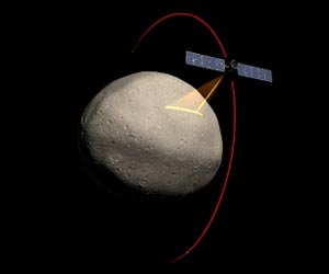 Dawn spacecraft approaches protoplanet Vesta