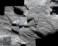 Rosetta Lander Captured Before After Bounce
