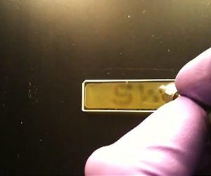 New chemistry: Drawing and writing in liquid with light