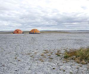 Drilling into Arctic Ice