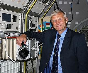 Astronaut Ernst Messerschmid Returns To Spacelab