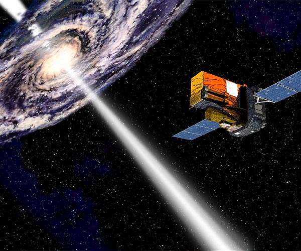 Blast from the past: Gamma-ray burst strikes Earth from distant exploding star