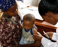 Child vaccination levels falling short in large parts of Africa