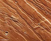 The horst and graben landscape of Ascuris Planum