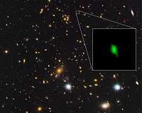 ALMA finds most-distant oxygen in the universe