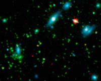 Spitzer Nets Thousands Of Galaxies In A Giant Cluster