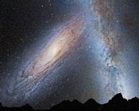 Andromeda Hints at More Violent History than Milky Way