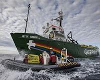 Spain holds Greenpeace ship protesting oil exploration