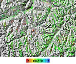 Landslide mapping in the Swiss Alps