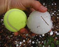Monster hail hits eastern Australia