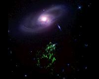 A Black Hole Story Told by a Cosmic Blob and Bubble