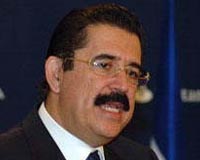 Ousted Honduran leader at border as Congress mulls plan