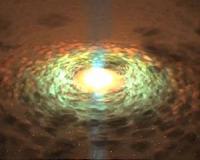 Clouds seen circling supermassive black holes
