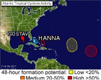 Tropical Storm Hanna Appears To Again Threaten US East Coast