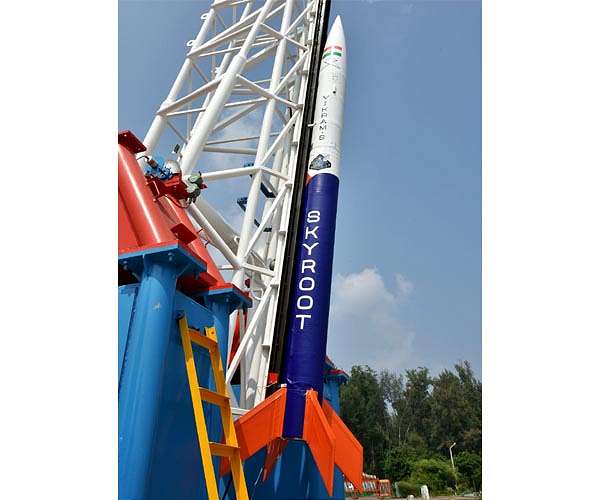 First privately built Indian space rocket launches