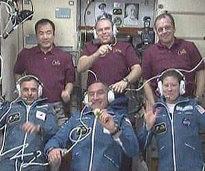 New Expedition 23 Crew Members Welcomed Aboard Station