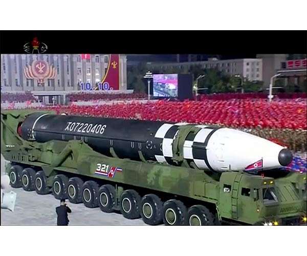 North Korea displays huge new ICBM at coronavirus-defying parade