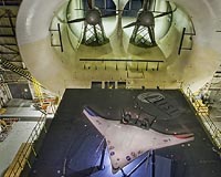 Test Of Futuristic X-48C Is Historic Wind Tunnel's Swan Song