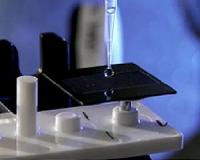 Laser-generated surface structures create extremely water-repellent metals