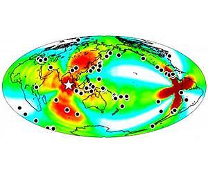 Large 2012 earthquake triggered temblors worldwide for nearly a week