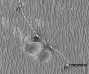 Opportunity For A Twin Crater Drive By