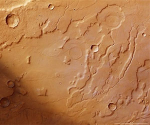 Mars Express - Former lakes and rivers in Acidalia Planitia