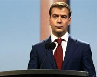 Russia's Medvedev condemns Western 'paternalism'
