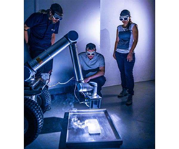 MOONRISE: LZH and TU Berlin bring 3D printing to the Moon with laser and AI