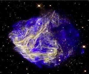 Stellar Shrapnel Seen In Aftermath Of Explosion