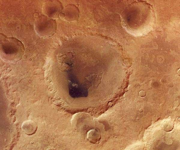 What Martian Craters Reveal About the Red Planet's Subsurface