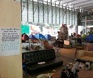 HSBC in bid to evict Hong Kong Occupy protesters