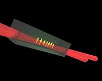 Defects promise quantum communication through standard optical fiber