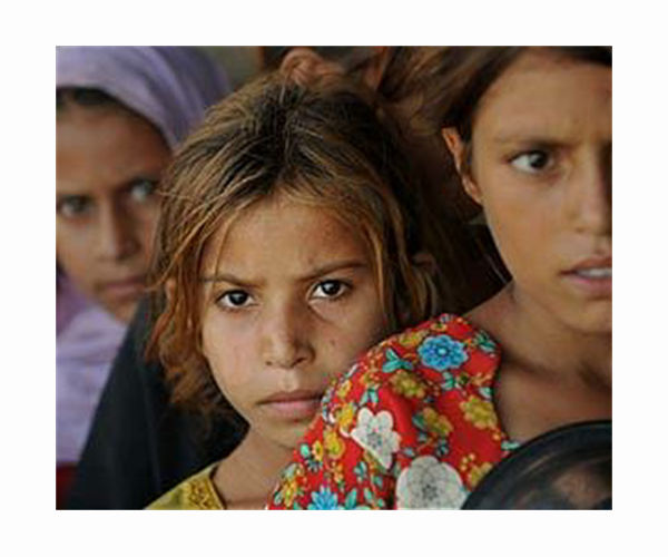 'A matter of honour': Women forced to stay in flooded Pakistan village