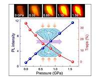 Pressure suppresses carrier trapping in 2D halide perovskite