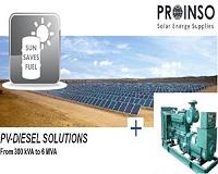 PROINSO shows PV-DIESEL hybrid systems at Genset Meeting 2014
