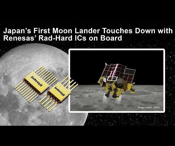 Renesas Electronics plays role in Japan's lunar landing mission