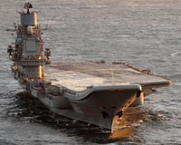 Russia's only aircraft carrier damaged as floating dock sinks
