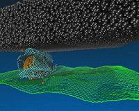 Simulations lead to design of near-frictionless material