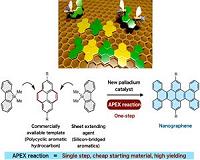 Rapid extension of nanographene sheets from hydrocarbons